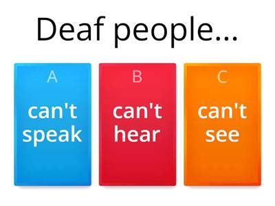 Go getter1 U5 Sign language