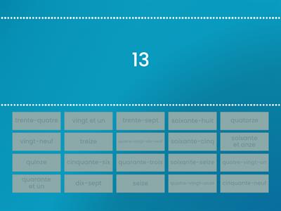 Nombres 13 - 99 A1.1