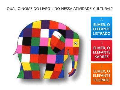 ELMER, O ELEFANTE XADREZ