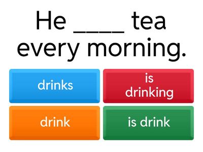 English. Present Simple, Present Continuous 1