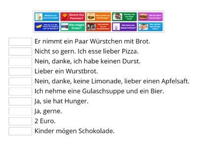 Essen und Trinken - Was passt zusammen?