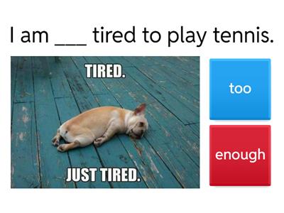 grammar too/enough