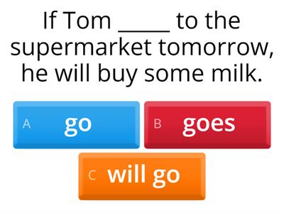 FIRST CONDITIONAL (1)