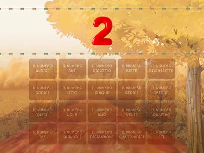 Corrispondenza di Numeri 1-20