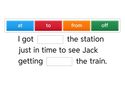Grammar: Prepositions (Upper intermediate)