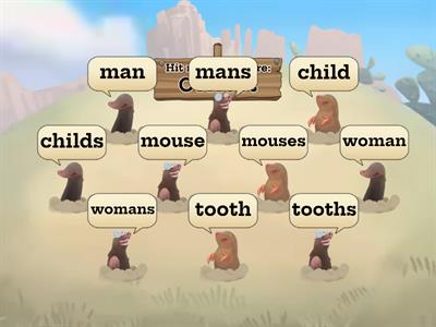 Singular and plural nouns