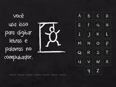 Jogo da forca - Componentes do computador!