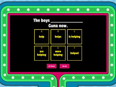 Present Continuous Tense 2