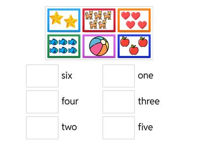 Numbers (1-6) (Kid's box Starter) 