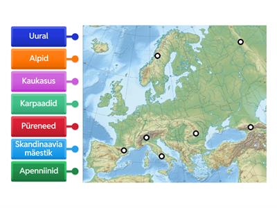 Euroopa mäestikud 7 kl