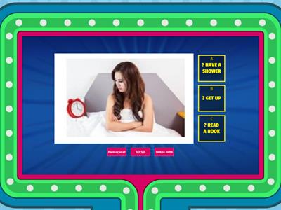 QUIZ DE INGLÊS DAILY ROUTINES