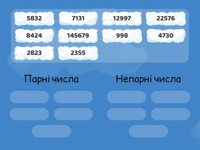 5 клас НУШ Парні і непарні числа