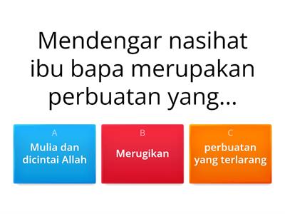 akhlak terhadap ibu bapa