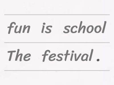 7과 Listen and Speak(unjumble)