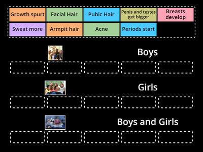 Personal care F3 Changes in  body during puberty simplified SEN