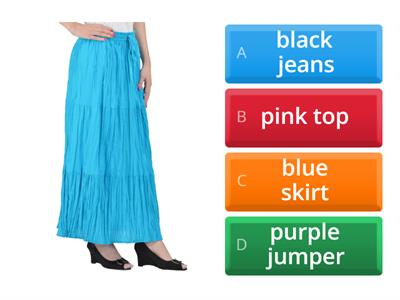 Clothes colours quiz