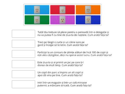 exercițiu de constientizare a modului în care emoţiile sunt gestionate în raport cu sine şi cu cei  