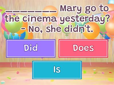 Допоміжні дієслова - do/does/did/am/is/are