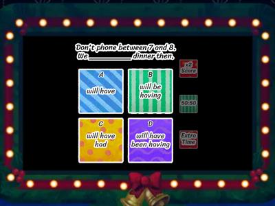 Review Future Tenses (simple,perfect,continuous)