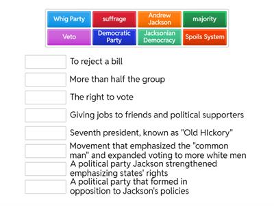 Andrew Jackson Vocabulary Challenge 