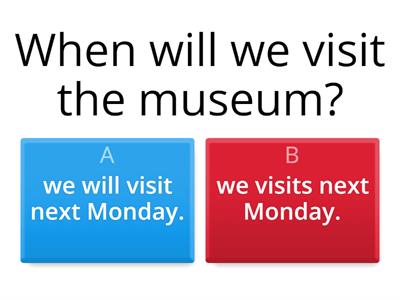 Future Simple Quiz 1A (P4)