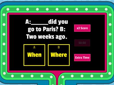 Questions 7.3 Go getter