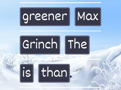 mets les mots dans l'ordre ( reorder )