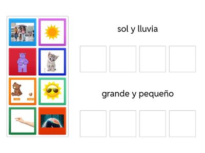 Kindergarten Weather and Sizes