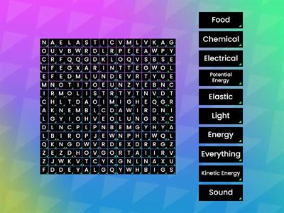 Physics Word Search