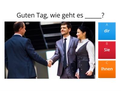 es geht: Pronomen-Quiz