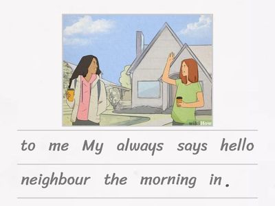 Neighbours in the Community UN-JUMBLE CLB 3 (LINC)