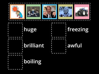 pics EO2 unit 2 extreme adjectives