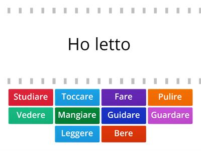 A2-Osserva il participio passato e trova l'infinito del verbo.