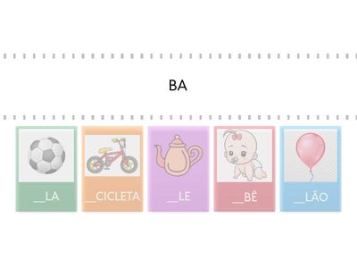 Qual silába está faltando?