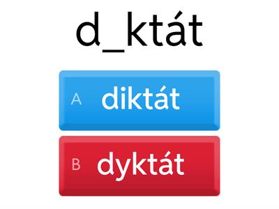 Opakování i/í/y/ý