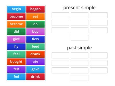 irregular verbs