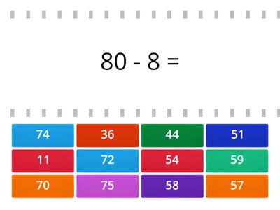 Subtraction part B