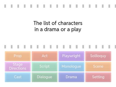 Elements of Drama