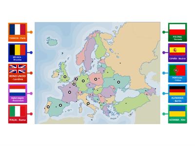 Países EUROPA mapa GEOGRAFÍA