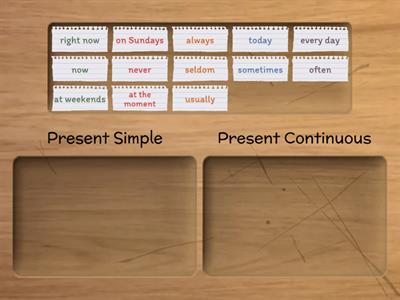 Present Simple/Continuous