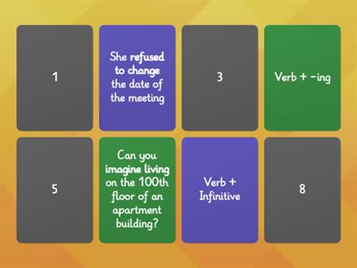 Verb + infinitive or -ing