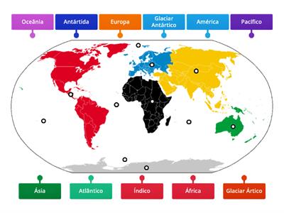 Continentes e Oceanos