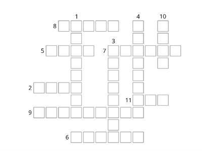 Furniture Crossword