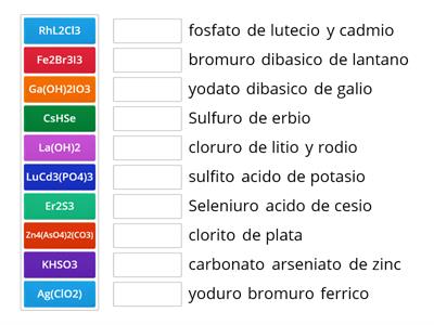 JUEGO - QUÍMICA