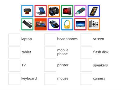 Gadgets tech digital vocabulary computers EO2 GG2