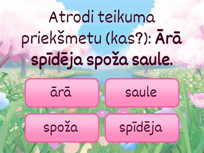 Teikuma gramatiskais centrs (pavasaris)