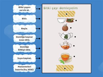 Bitki çayı demleyelim.