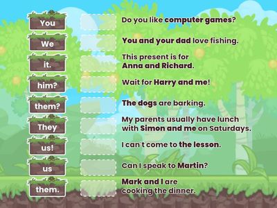 Personal & Object Pronouns 