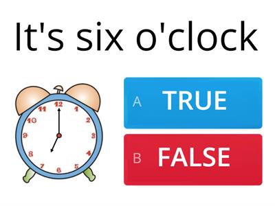 The time o'clock - Half past