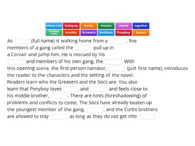 The Outsiders: Chapter 1